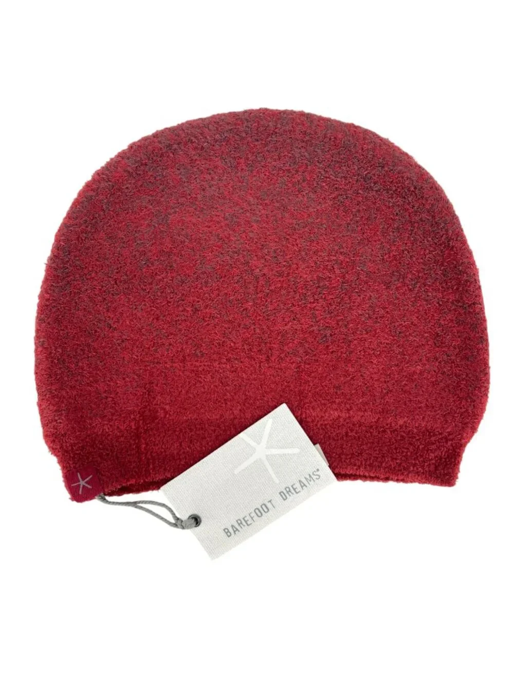 Barefoot Dreams CozyChic Confetti Beanie Hat Crimson Red NWT